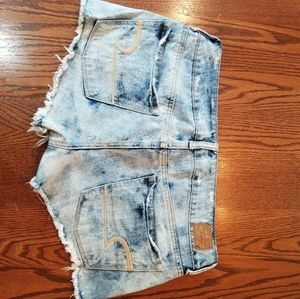 American Eagle acid wash shorts